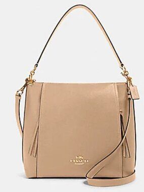 Coach Marlon Hobo & Matching accordion zip wallet - Taupe